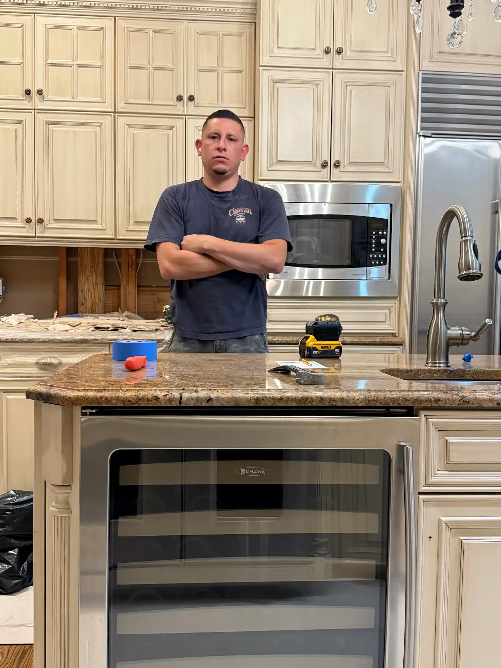 Kitchen cabinet painting by JB'S Home Improvement in Madison, NJ